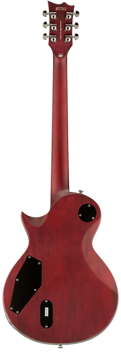 ESP LTD EC-401 Quilted Maple Electric Guitar IN See Through Black Cherry
