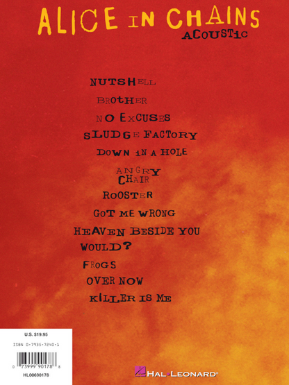 Alice in Chains Acoustic Tab