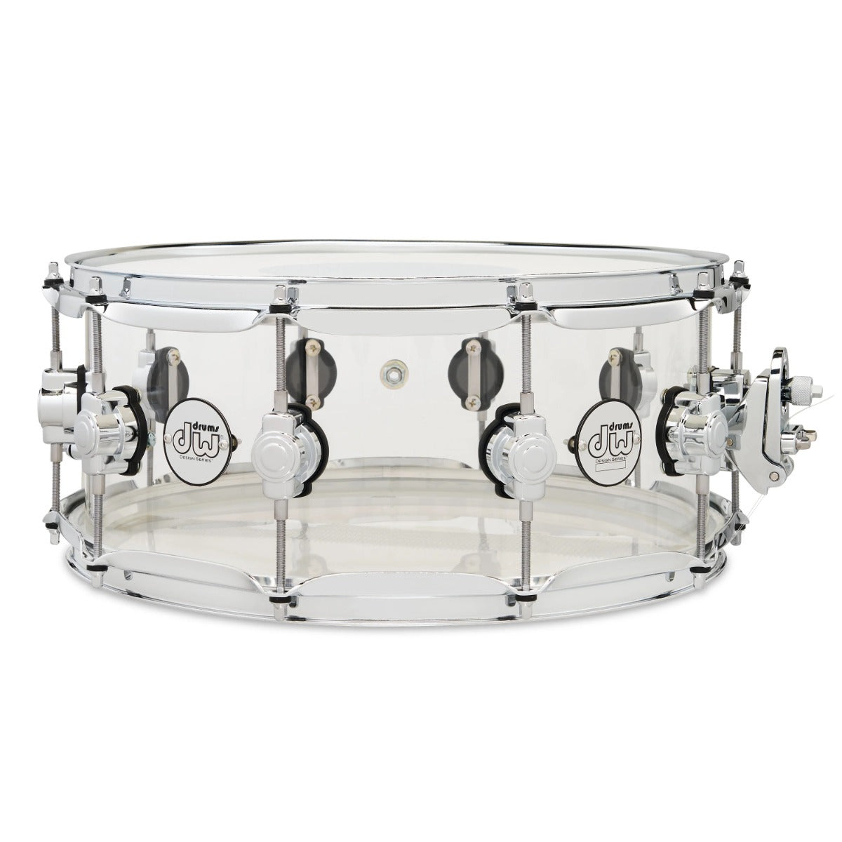 DW Design 5.5" x 14" Clear Acrylic Snare Drum