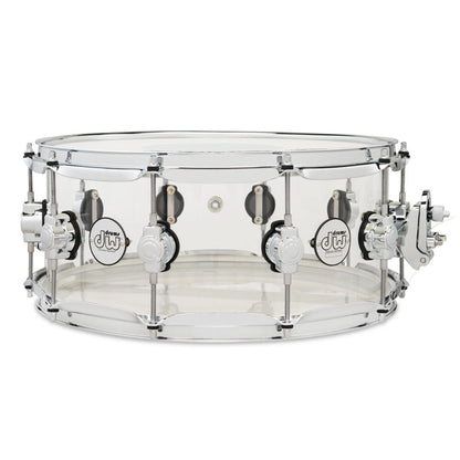 DW Design 5.5" x 14" Clear Acrylic Snare Drum