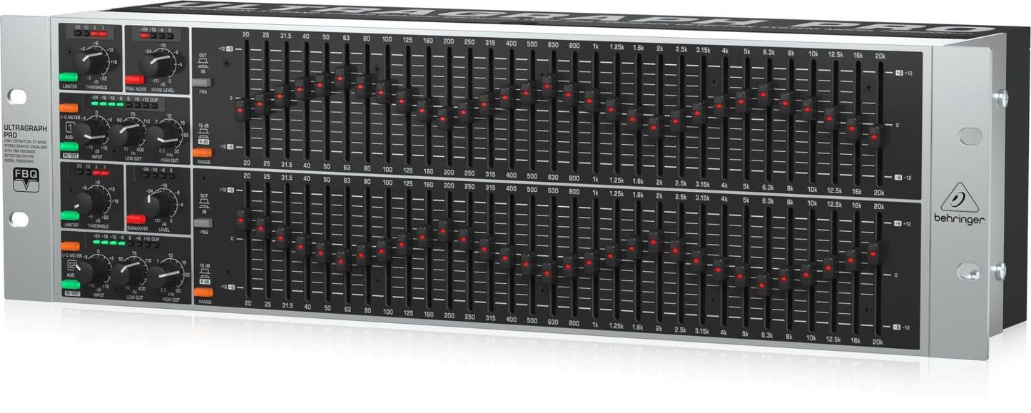 Behringer Ultragraph Pro FBQ6200HD High Definition 31 Band Stereo Graphic Equalizer