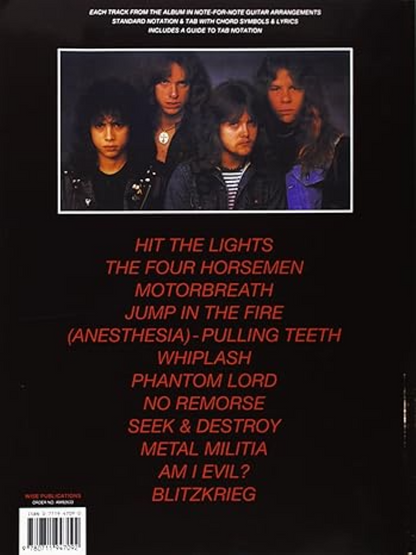 Metallica Kill Em All Guitar Tab