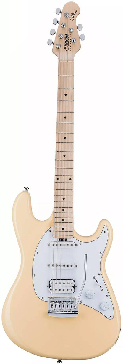 Sterling By Music Man Cutlass HSS Electric Guitar in Vintage Cream