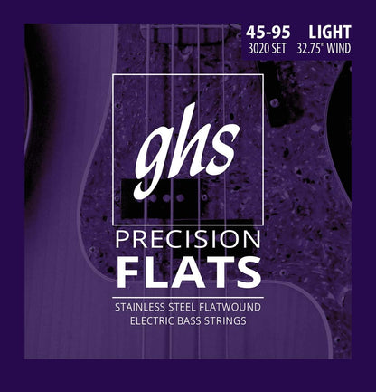 GHS 3020 Pressurewound Bass Guitar String 45-95 Gauge