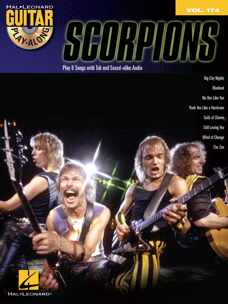 Scorpions Guitar Play Along Volume 174 Bk/Ola