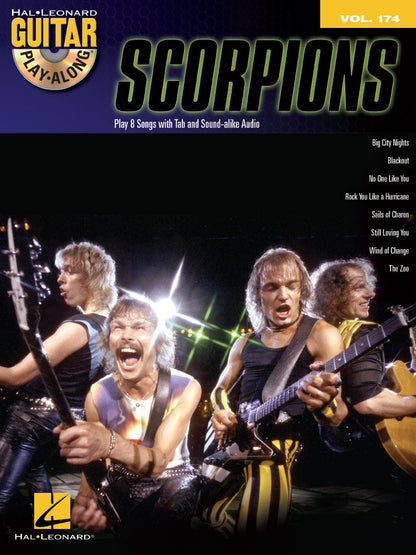 Scorpions Guitar Play Along Volume 174 Bk/Ola