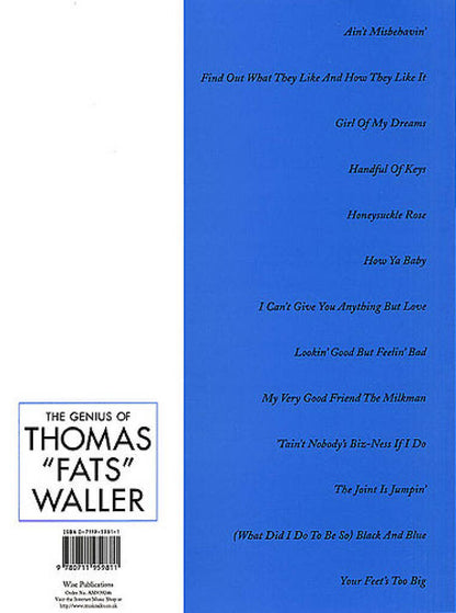 The Genius Of Thomas fats Waller PVG