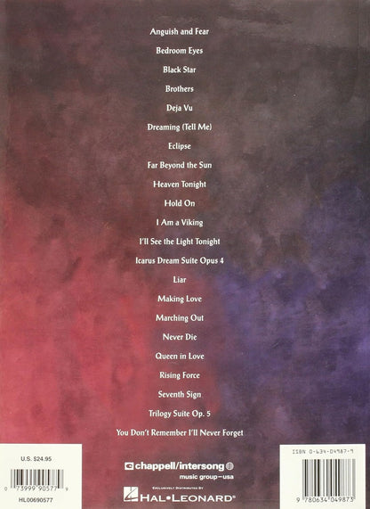 Yngwie Malmsteen Anthology Guitar Tab