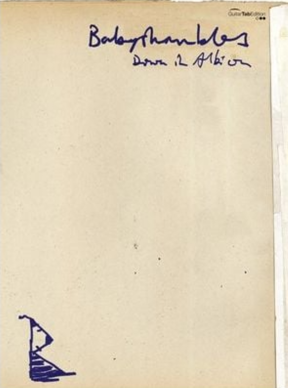 Babyshambles Down In Albion Guitar Tab