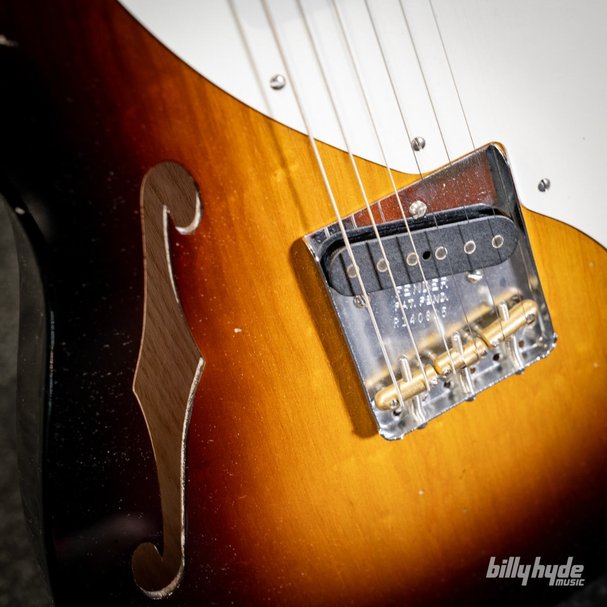 Fender Custom Shop Limited Edition '50s Telecaster Thinline Journeyman Relic with Closet Classic Hardware in Wide-Fade 2-Color Sunburst