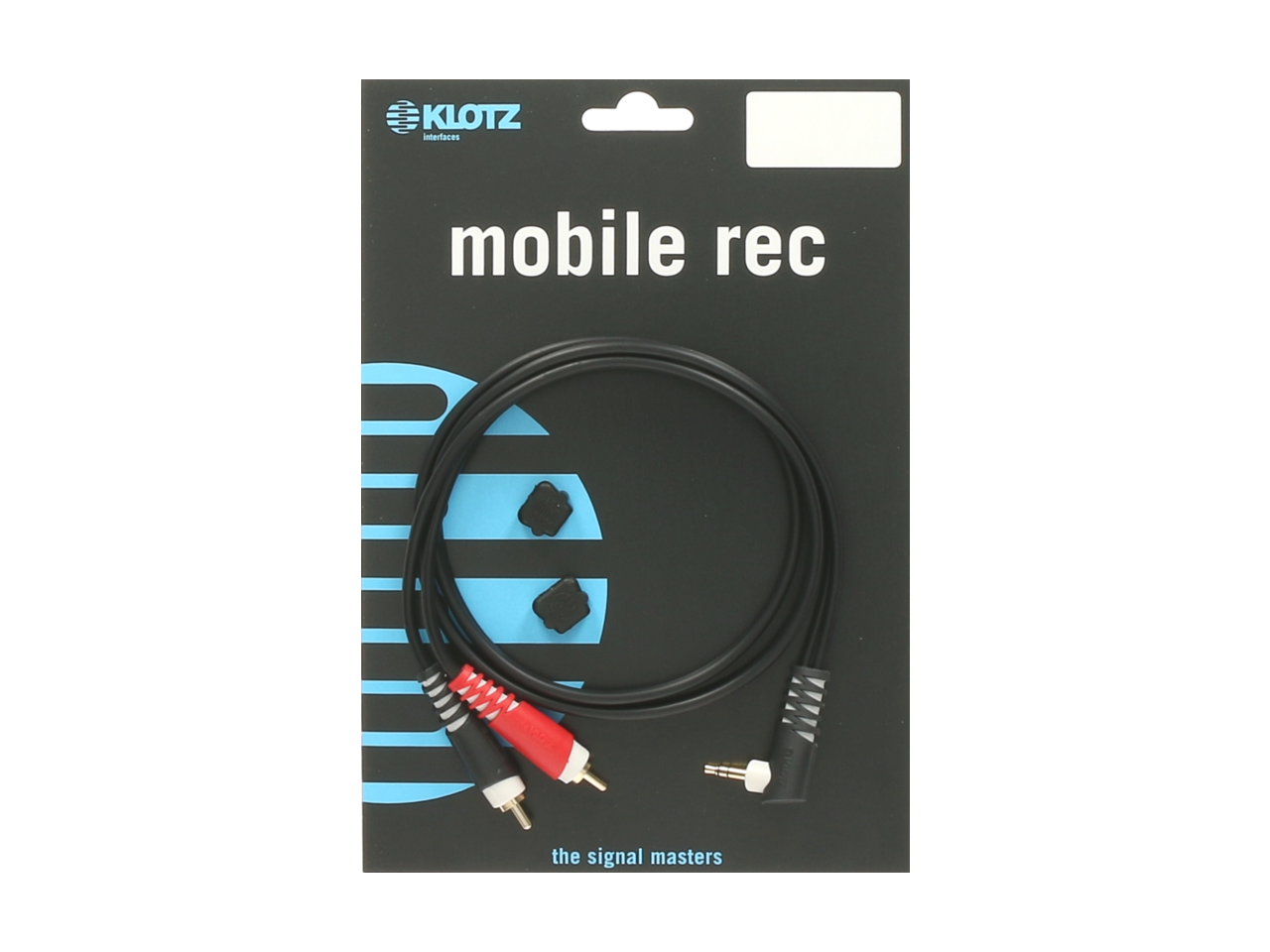 Klotz AY7A0300 3m Angled Y Cable TRS 3.5mm To 2xRCA