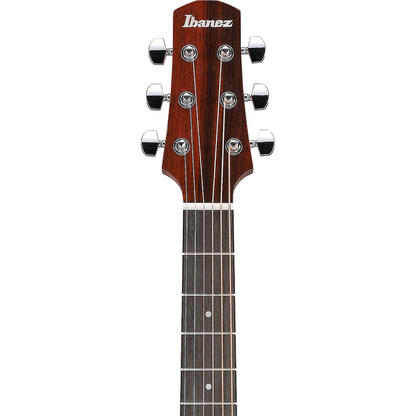 Ibanez AAD51LCE Left Handed Acoustic Guitar in Dark Violin Sunburst High Gloss