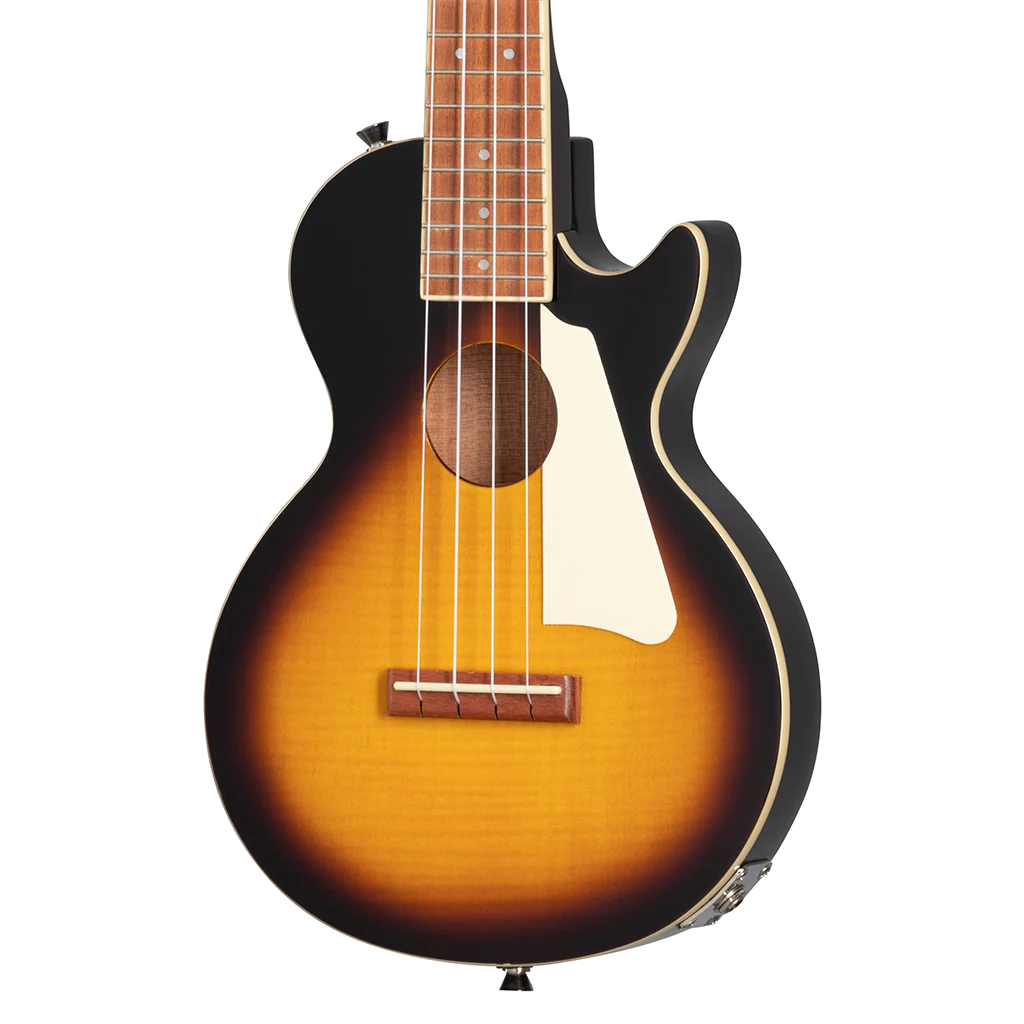 Epiphone Les Paul Acoustic Electric Tenor Ukulele in Vintage Sunburst