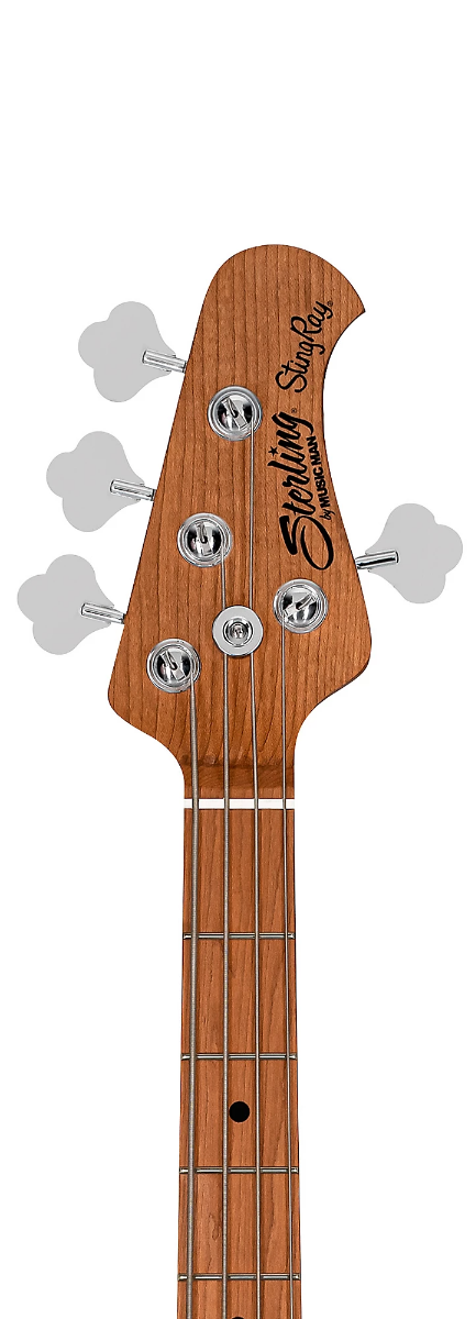 Sterling By Music Man StingRay RAY34 Bass Guitar in Blue Sparkle