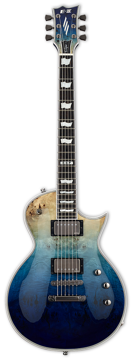 ESP E II Eclipse in Blue Natural Fade