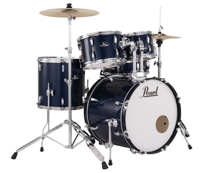 Pearl Roadshow 5 Piece Fusion Drum Kit in Royal Blue Metallic