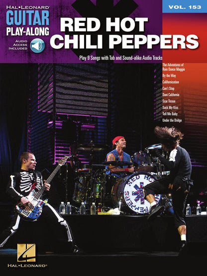 Red Hot Chili Peppers Guitar Playalong Volume 153 BK/OLA
