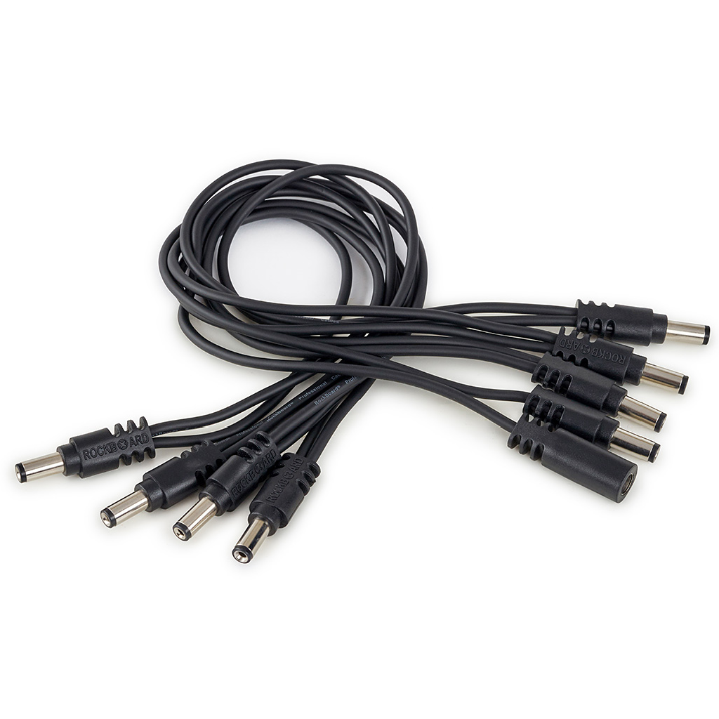 Warwick RockBoard Flat Daisy Chain Cable 8 Outputs Straight