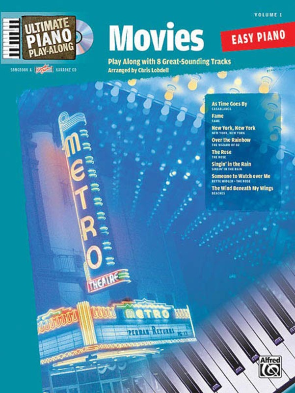 Movies Ultimate Easy Piano Play Along Volume 1