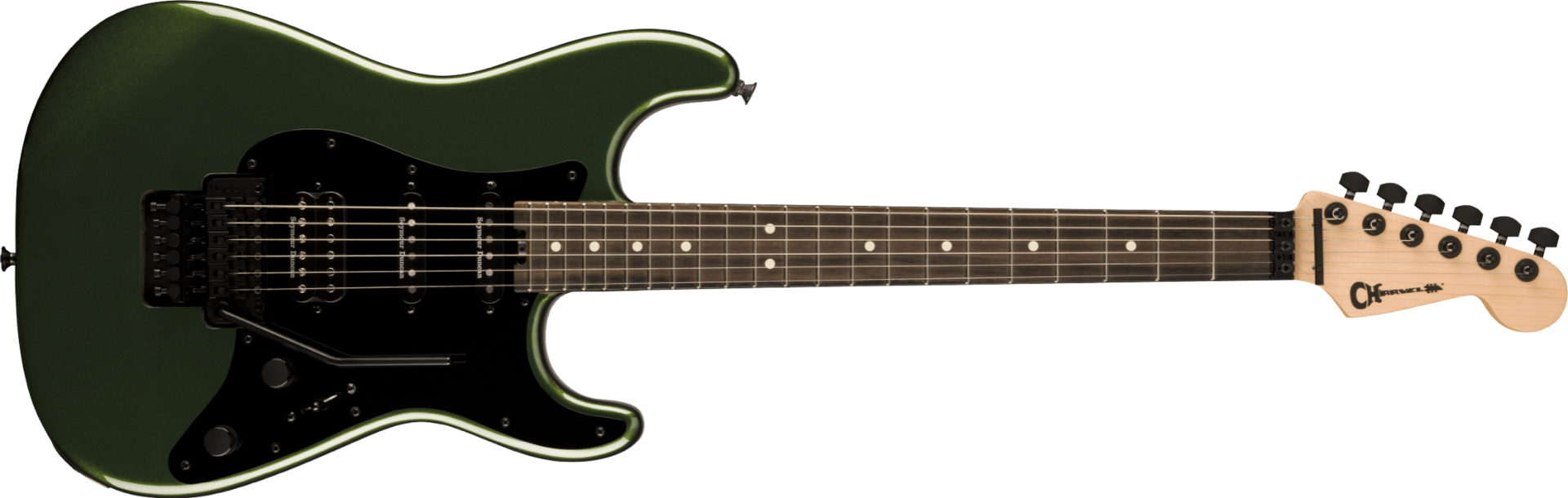 Charvel Pro Mod So Cal Style 1 HSS FR E Electric Guitar in Lambo Green