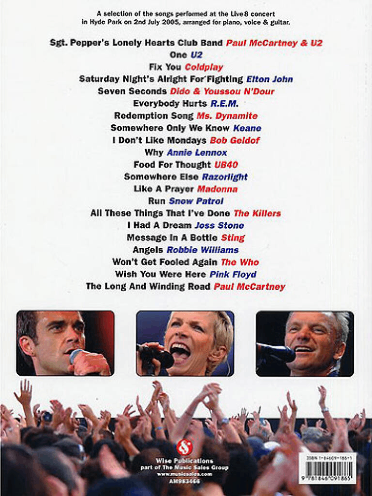 The Live 8 Songbook PVG