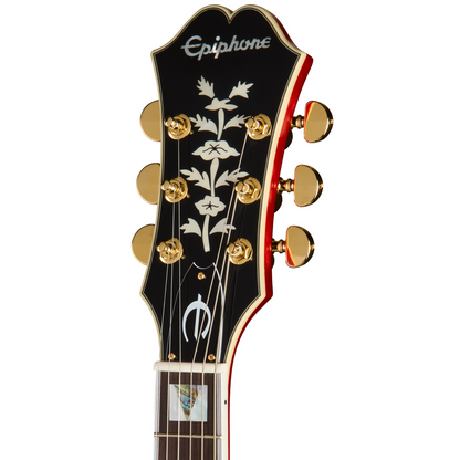 Epiphone Masterbilt Gem Archer Sheraton in Cherry Red - Left Handed