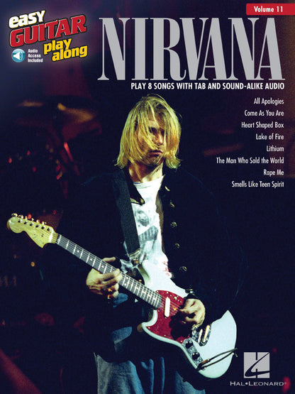 Nirvana Easy Guitar Play Along Volume 11 Bk/Ola