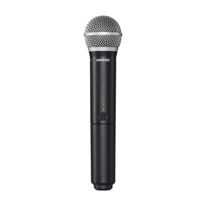 Shure BLX1288 PG58 & CVL Dual Channel Wireless Combo Mic System 614-638MHz