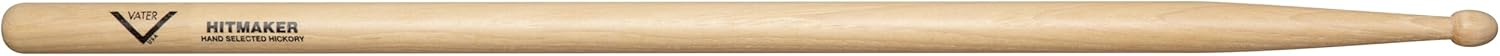Vater VHHITW Hitmaker American Hickory Wood Tip Drum Sticks (Pair)