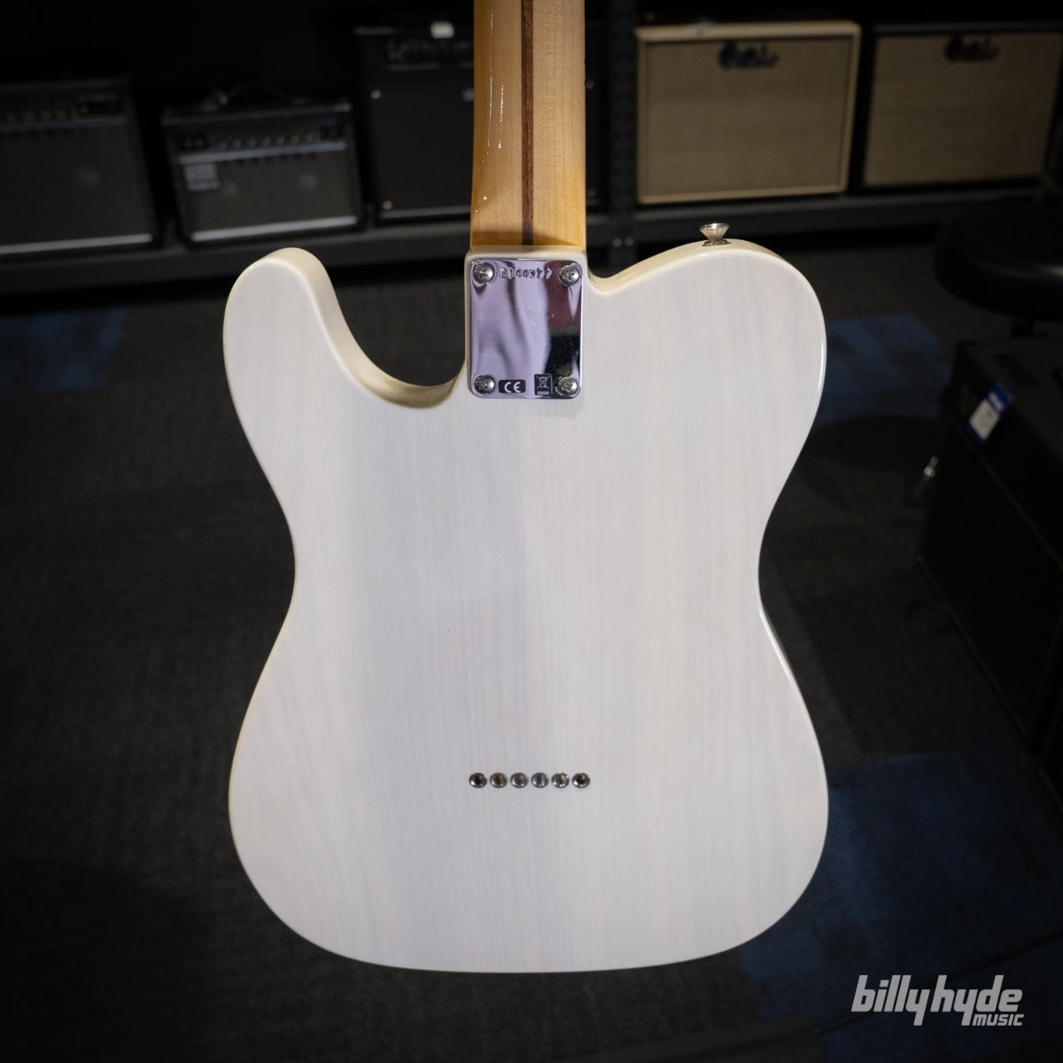 Fender Custom Shop Vintage Custom 1958 Top-Load Telecaster NOS Electric Guitar in Aged White Blonde
