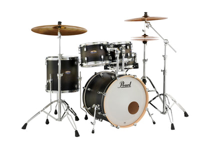 Pearl Decade Maple 20" Fusion Drumkit Increda-Bundle in Satin Black Burst
