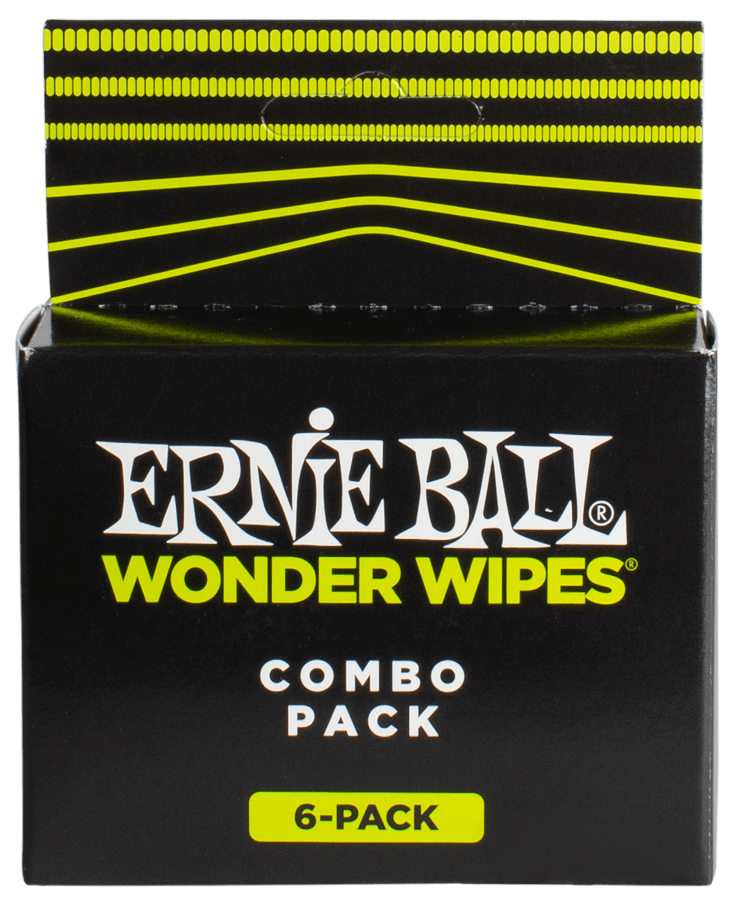Ernie Ball Wonder Wipes Combo 6 Pack