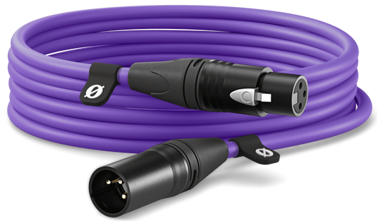 RODE XLR3 6m Premium XLR Cable in Purple