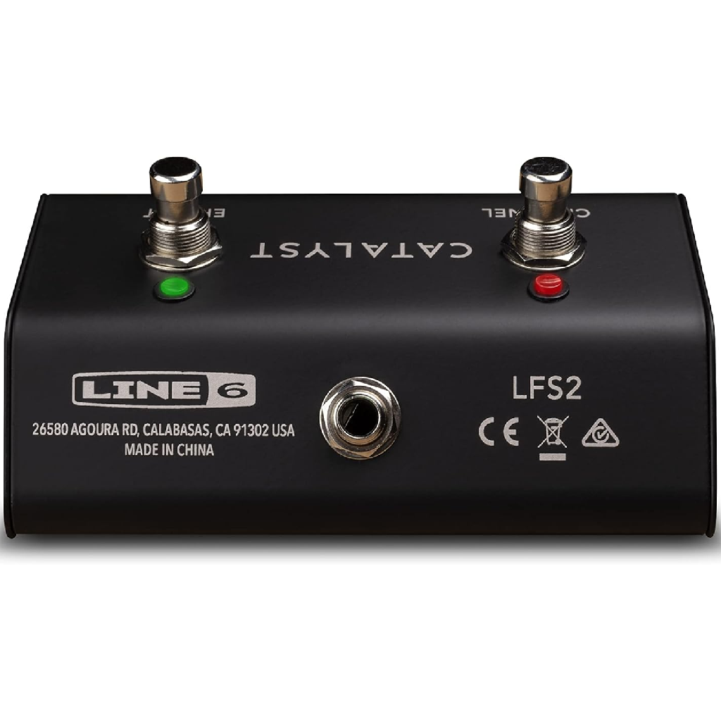 Line 6 LFS2 Catalyst 2 button Footswitch For Catalyst Amps