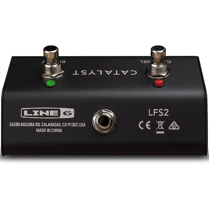Line 6 LFS2 Catalyst 2 button Footswitch For Catalyst Amps