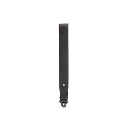 D'Addario 2.5" Comfort Leather Auto Lock Guitar Strap in Black