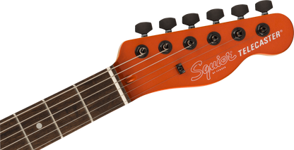 Squier FSR Affinity Series Telecaster HH, Laurel Fingerboard, Black Pickguard, Matching Headstock, Black Hardware in Metallic Orange