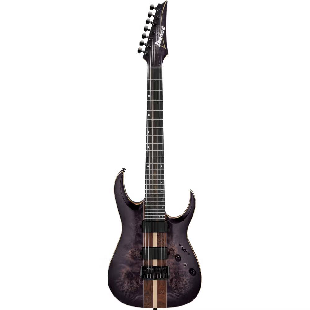 Ibanez RGA217P1PB 7 String Electric Guitar in Deep Twilight Burst Low Gloss