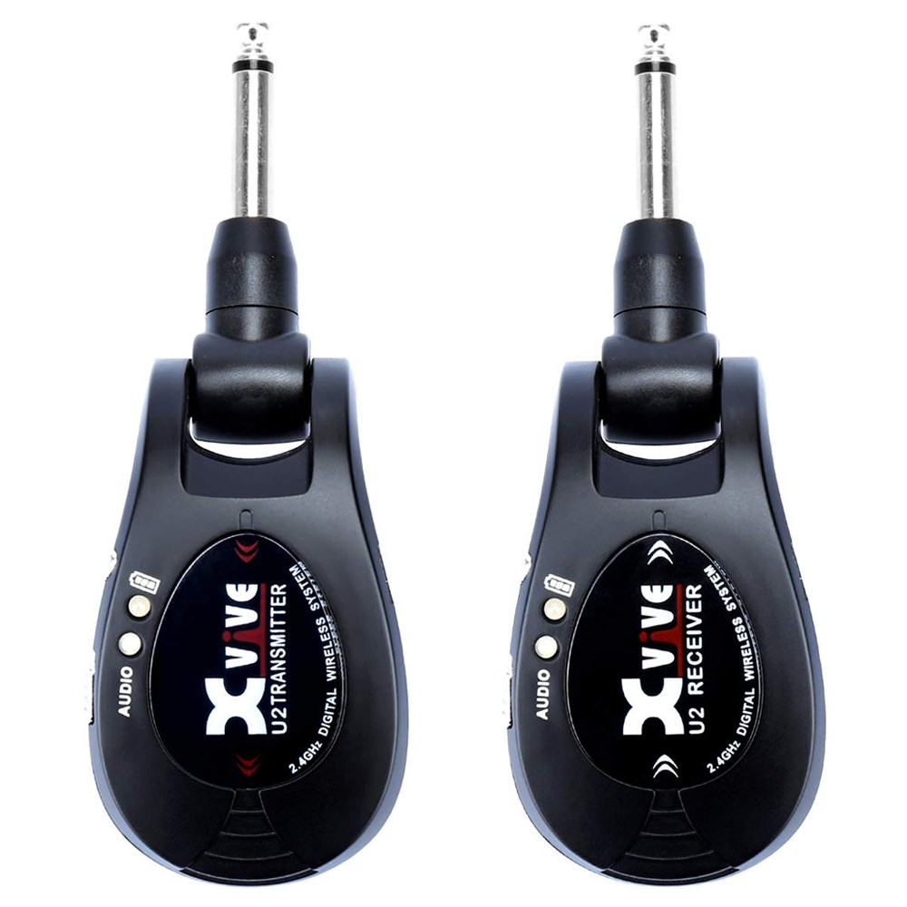 Xvive U2 2.4GHZ Guitar Wireless System in Black