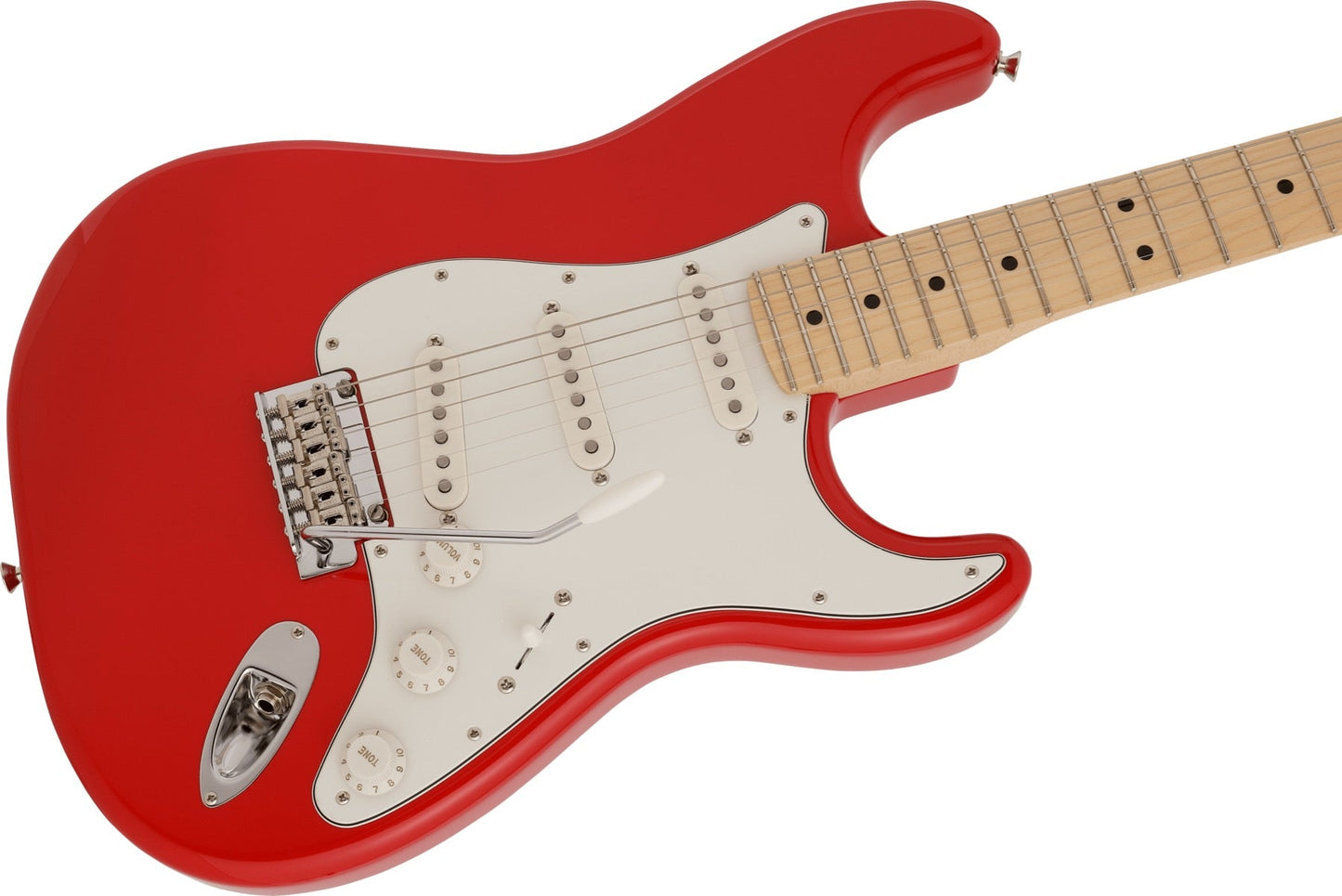 Fender Made in Japan Hybrid II Stratocaster, Maple Fingerboard in Modena Red