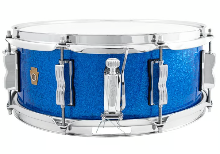 Ludwig Legacy Mahogany Jazz Fest Series 5.5" x 14" Blue Sparkle Snare Drum