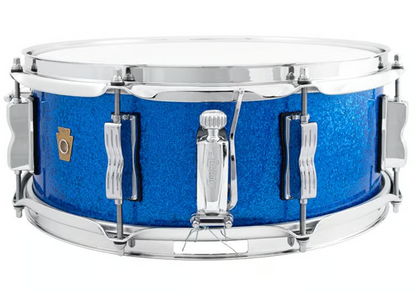 Ludwig Legacy Mahogany Jazz Fest Series 5.5" x 14" Blue Sparkle Snare Drum