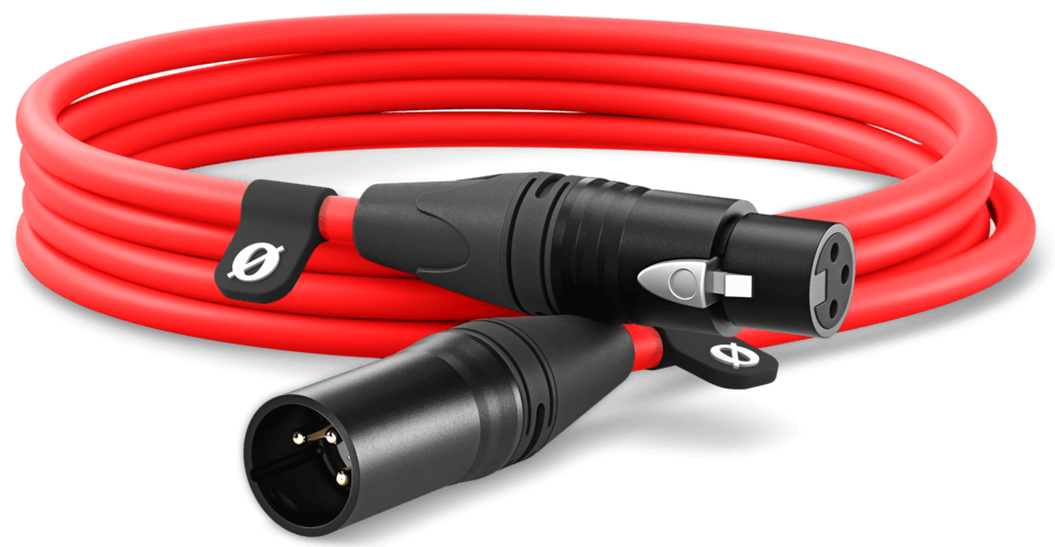 RODE XLR3  3m Premium XLR Cable in Red