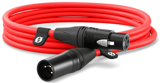 RODE XLR3  3m Premium XLR Cable in Red