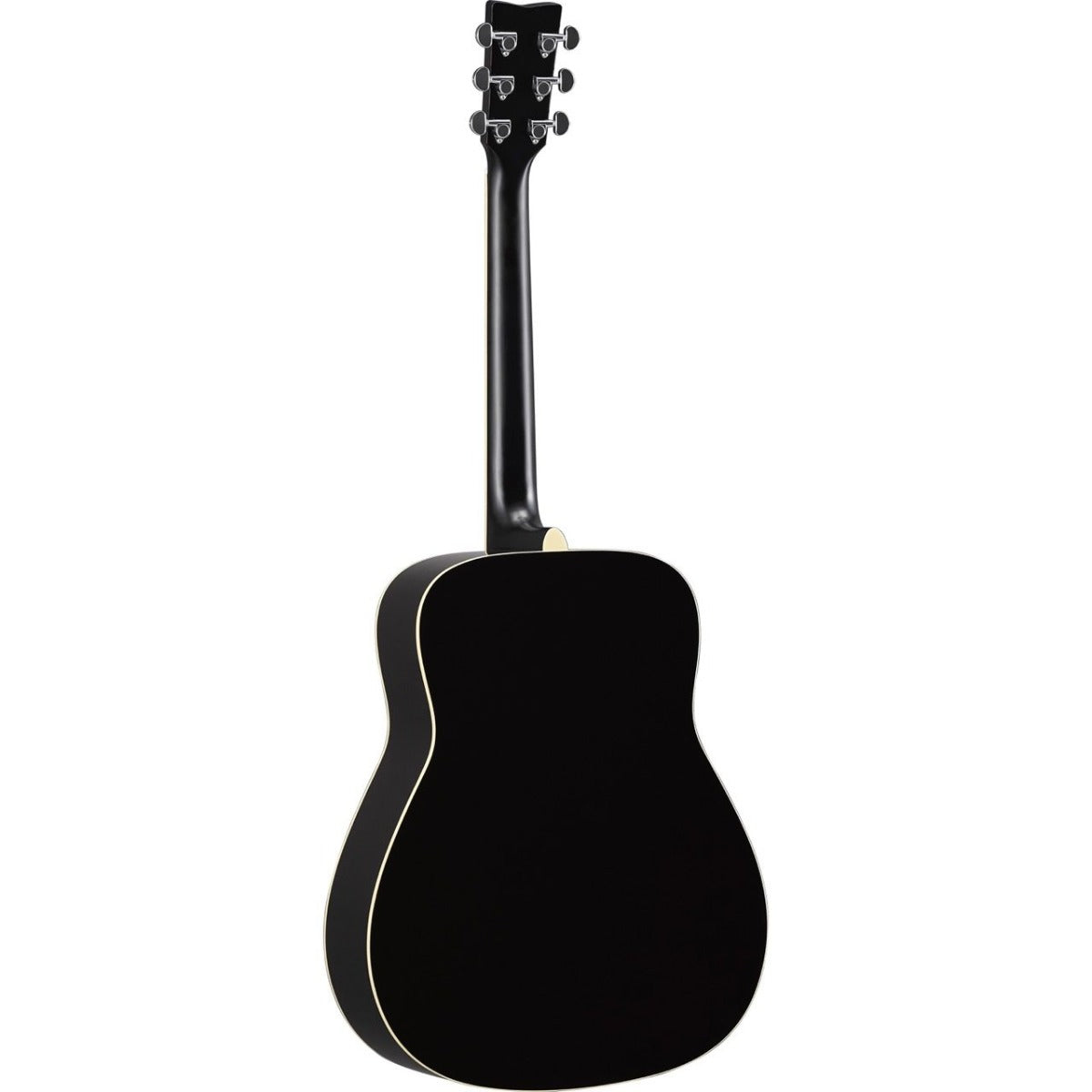 Yamaha FG TA TransAcoustic Dreadnaught Guitar in Black