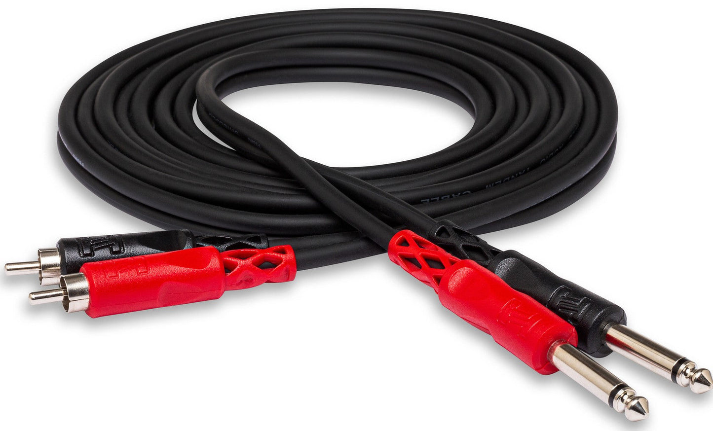 HOSA Stereo Interconnect Dual Cable 1/4" TS RCA