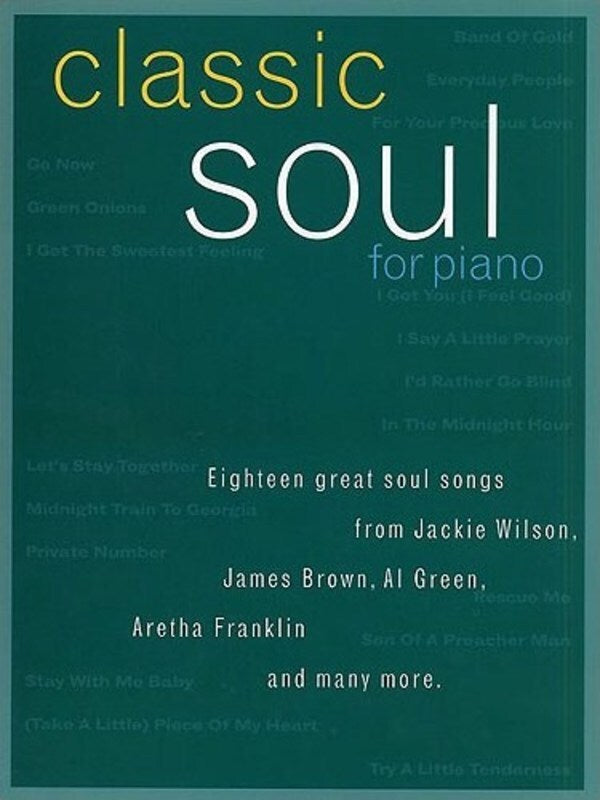 Classic Soul for Piano PVG