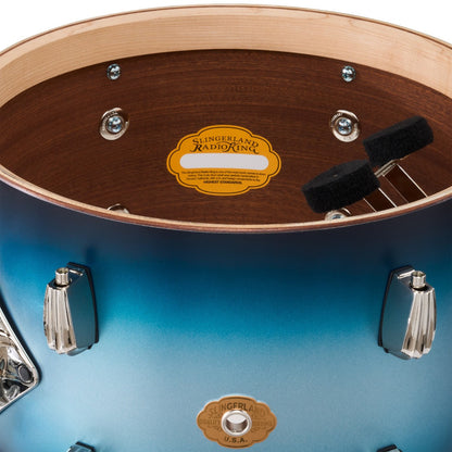 Slingerland Radio King 3-Piece Outfit Shell Pack in Blue & Silver Lacquer