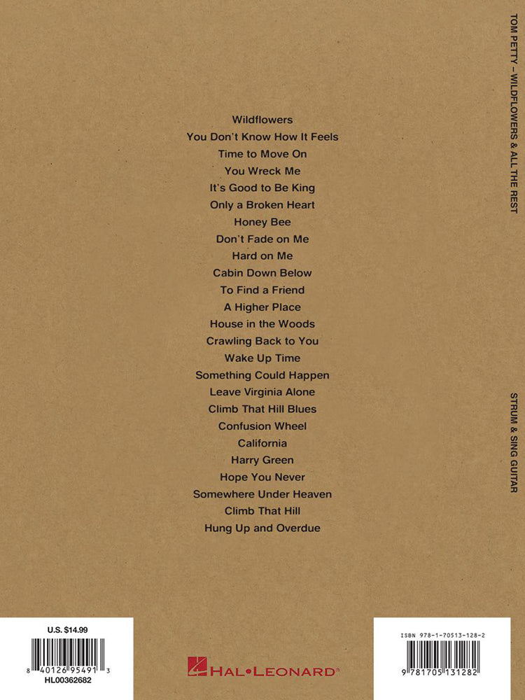 Tom Petty Wildflowers & All The Rest Strum & Sing