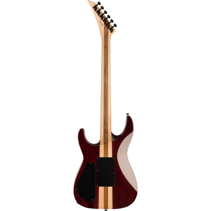 Jackson Pro Plus Series Soloist SLA3Q Electric Guitar in Amber Blue Burst